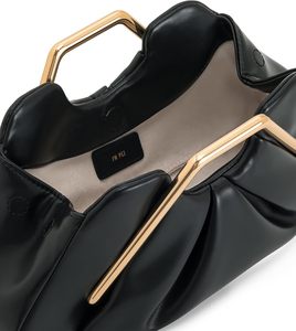 Borsa da Sera Plissettata in PU per Donna, Produzione Diretta, con Manico in Metallo, Ideale per Matrimoni - Product Image 3