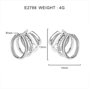 Pendientes <span class=keywords><strong>de</strong></span> clip <span class=keywords><strong>de</strong></span> oreja sin perforación Pendientes <span class=keywords><strong>de</strong></span> envoltura <span class=keywords><strong>de</strong></span> oreja chapados en oro <span class=keywords><strong>de</strong></span> 18 quilates Envío rápido Pendientes <span class=keywords><strong>de</strong></span> oreja <span class=keywords><strong>de</strong></span> moda para mujer - Product Image 6