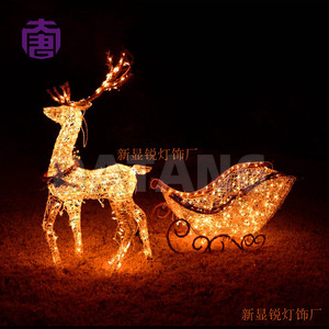 ไฟกวางเรนเดียร์ LED ในร่มขนาดใหญ่แบบกำหนดเองได้คะแนน IP65วันหยุดและงานเทศกาลกวางยืนกลางแจ้ง - Product Image 3