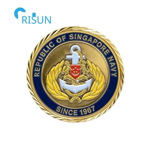 Monedas Conmemorativas Personalizadas de las Fuerzas Armadas de Singapur, Recuerdos Singalenses, Moneda de Desafío Personalizada de Singapur - Product Image 6