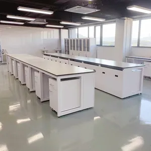 Used school science laboratory equipment lab furniture customized pharmaceutical laboatory table with sink cabinet