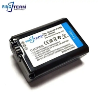 Batería de Repuesto Recargable NP-FW50 de 7.4V 1600mAh, Baterías de Iones de Litio NPFW50 para Cámaras Sony Alpha A3000 A3500 A5000