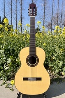 Gitar Klasik Vintage Aiersi Brand Suara Luar Biasa Kelas Atas dengan Top Spruce Jerman Solid dan Body Rosewood