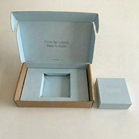 Caja de Regalo Magnética Plegable para Joyería con Logotipo Personalizado, Caja de Cartón Corrugado, Bolsa de Microfibra y Bolsa de Compras