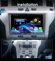 Sistema Multimedia para Auto con Pantalla Táctil de 8 Pulgadas, Android 14, IPS, CarPlay Inalámbrico, 4G, DSP, GPS para Opel Meriva, Zafira, Vivaro, Tigra ES6608PG