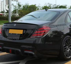 Aileron de coffre arrière pour Mercedes Benz Classe S W222 S300 S350 S400 S500 S550 S63 4 portes 2014-2020 - Product Image 3