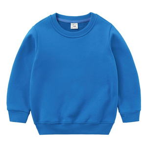 Printemps-automne <span class=keywords><strong>Pull</strong></span> en molleton de coton à manches longues couleur bonbon solide pour enfants Vêtements de sport <span class=keywords><strong>Pull</strong></span> pour enfants - Product Image 6