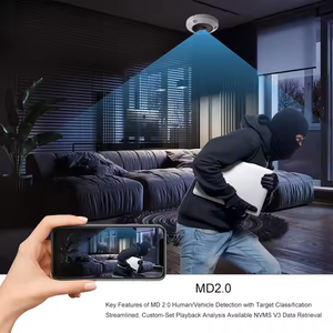 Anpviz 6MP 360 derajat Fisheye POE LP kamera deteksi manusia & gerakan VCA 130dB WDR H.265 + Audio dua arah jarak IR 15m - Product Image 4