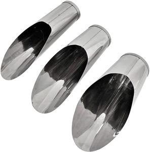 Ensemble de 3 pelles à terre pour bonsaï en acier inoxydable, pelle à main de jardin, seau, pelle pour plantes succulentes en pot, ensemble de pelles à terre - Product Image 1