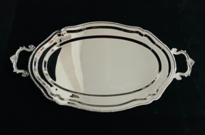 Flower Shape Metal <b>Decorative</b> <b>Plate</b> Handmade Engraved Plant Pattern Design Style for Presents F - Product Image 4