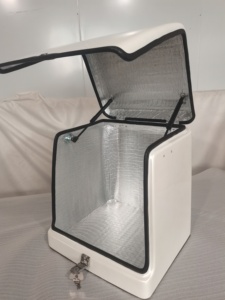Boîte de rangement latérale pour moto en fibre de verre Yhmoto avec une capacité de 254 L pour Kawasaki Suzuki pour <span class=keywords><strong>Ducati</strong></span> - Product Image 5