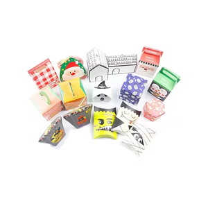 Caja de regalo de papel con tema navideño directo de fábrica - Product Image 3