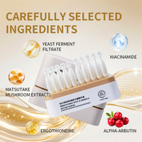 Sérum Visage Monodose OEM pour Complexe Éclaircissant Niacinamide 377 Anti-Âge Blanchissant Hydratant pour une Peau Lumineuse