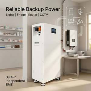Lithium Ion Solar <b>Battery</b> 51.2V 300Ah 14.33kWh Lifepo4 Residential Energy Storage System Hybrid Grid <b>Connection</b> - Product Image 1