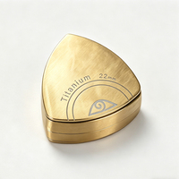 Professional 10X Titanium Alloy Gem Loupe Patented All-Seeing Eye Wide-Field Pocket Magnifying Glass for Jewelry Inspection