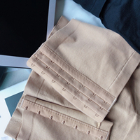 Culotte Gainante Taille Haute Effet Ventre Plat avec Crochets Gaine Amincissante Entraîneur de Taille Post-Partum
