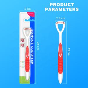 Limpiador de Lengua de Plástico Reutilizable, Antideslizante, Ergonómico, Libre de BPA, para la Higiene Bucal Diaria y el Control del Mal Aliento - Product Image 3