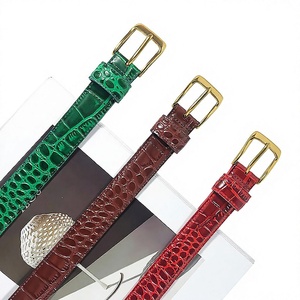 Designer Custom <b>Western</b> <b>Mens</b> Women Casual Vintage <b>Belts</b> Cow Hide Alloy Buckle Perforated Web <b>Belt</b> Luxury - Product Image 2