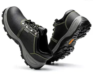 热销工业防护透气工作靴休闲运动鞋钢趾安全鞋