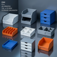 Organizador de Almacenamiento Modular Impreso en 3D con Tecnología FDM, Cajas Apilables de PLA, Organización Personalizada para el Hogar y la Oficina, OEM