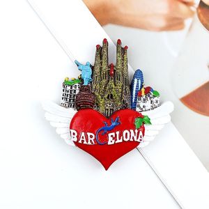 Nam châm tủ lạnh bằng nhựa và nhãn dán từ tính dành cho nhà thờ Sagrada Familia của Gaudi ở <span class=keywords><strong>Barcelona</strong></span>, Spa, kỷ niệm du lịch xuất khẩu ngoại thương - Product Image 4