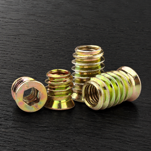 Insert en bois premium avec manchon fileté pour une installation stable lors de l'assemblage d'armoires et de meubles - Product Image 4