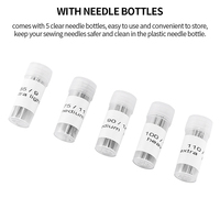 Lot de 50 Pièces d'Aiguilles Universelles pour Machine à Coudre Domestique, Tailles 65/9, 75/11, 90/14, 100/16, 110/18