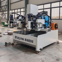 Machine de coulée automatique par gravité avec système hydraulique pour pièces de coulée en laiton à usage de fonderie