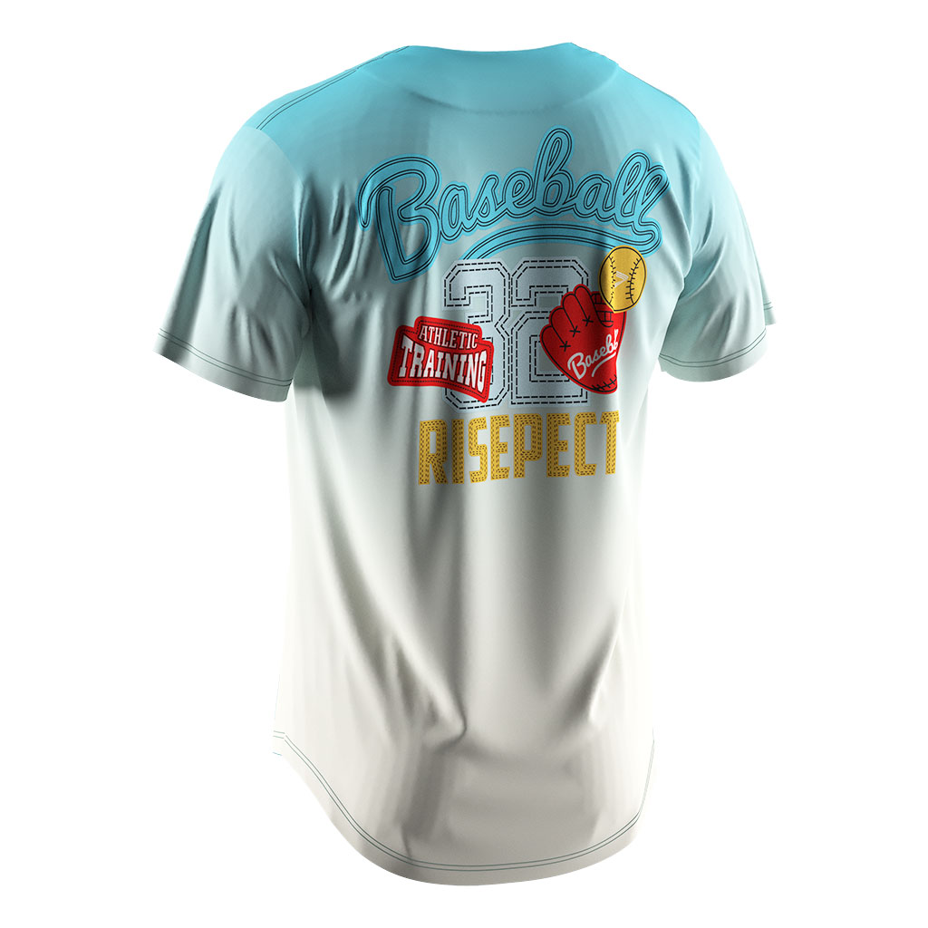 Fashion Short Sleeve Custom Korea Baseball T-shirt High