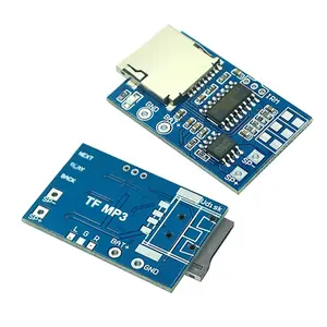 RUIST GPD2846A Tarjeta TF Placa decodificadora de MP3 Módulo amplificador de 2W Módulo de fuente de alimentación GM