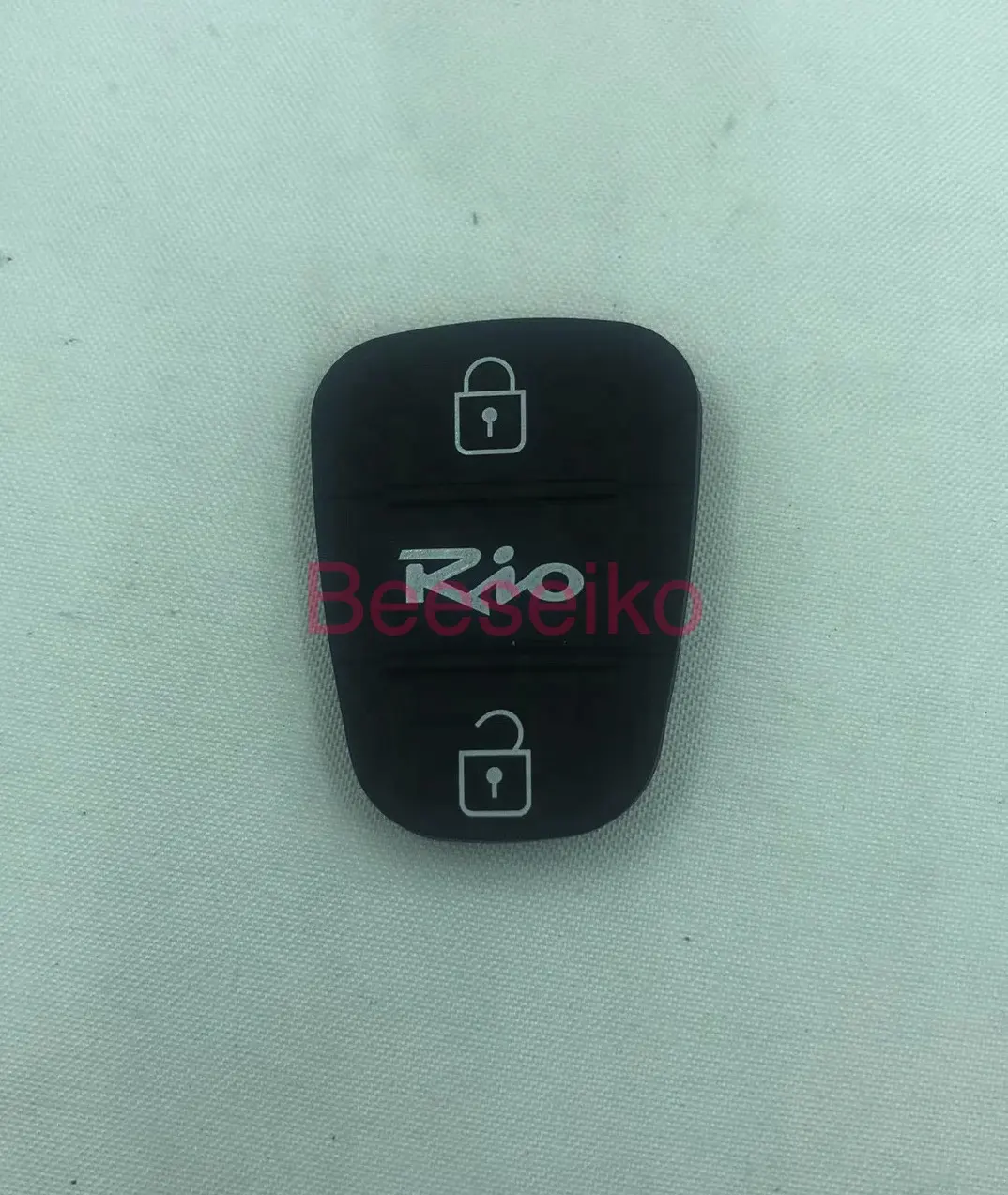 3 Buttons Rubber Pad Flip Car Remote Key Shell Insert Replacement for KIA RIO