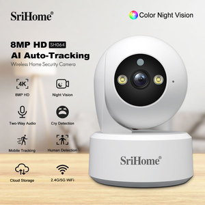 Telecamera di Sicurezza Interna WiFi SriHome Smart Home 8MP HD con Visione Notturna, Rilevamento Pianto Neonato Wireless, PTZ con Un Clic, Chiamata Smart - Product Image 2