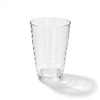 Vaso de Plástico Transparente con Recubrimiento Tipo Vidrio, Reutilizable, Ecológico, Apto para Lavavajillas, de 12 oz, Personalizado OEM, para Bebidas y Agua