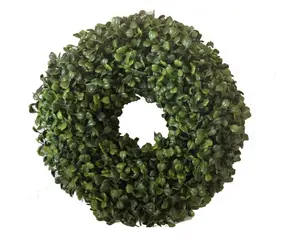 Şimşir çim sedir selvi topiary asılı yapay Garland, şimşir topiary yapay çelenk