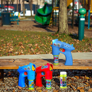 電動LED 45mlバブルウォーターマシン子供用屋外おもちゃプラスチックバブルガン音楽なしガーデンピクニック裏庭遊び場 - Product Image 6