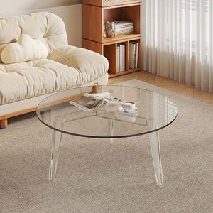 Mesa de Centro de Vidrio Pequeña para Sala de Estar, Venta Directa de Fábrica, Precio Bajo - Product Image 4