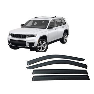 Pour <span class=keywords><strong>JEEP</strong></span> GRAND CHEROKEE L 2021-2024 pare-soleil pare-pluie déflecteur d'aération latérale pare-brise montage extérieur - Product Image 1