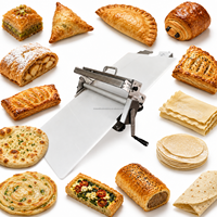 Rouleau à pâtisserie manuel pour Coca de Hojaldre, presse à pâte, pour la préparation de croûtes de pâtisserie vasque, idéal pour les comptoirs de pâtisseries espagnoles