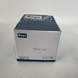 Koyo <b>Miniature</b> Ball Bearing 6900ZZ GA2 - Product Image 1