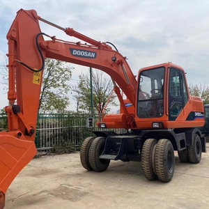 Grande Remise sur Excavatrice Hydraulique sur Pneus d'Occasion Doosan DH150W-7, Godet de 0,75 m, Poids en Service de 15 Tonnes, Pompe PLC, Roulement, Moteur - Product Image 2