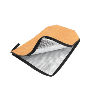 <b>Bbq</b> Insulated Bag 54x40.5x20cm Aluminum Foil <b>Foldable</b> Outdoor Picnic Storage With Zipper DuPont Paper Material - Product Image 2