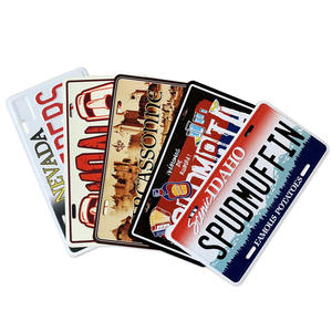 Placas de Matrícula Metálicas Personalizadas de Puerto <span class=keywords><strong>Rico</strong></span>, Arte Retro de Pared para Regalo de Viaje - Product Image 5