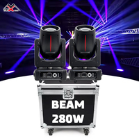 Equipo de Iluminación para DJ, RGBW DMX LED Beam 230 7R Sharpy Beam Mini 230w, Cabeza Móvil con Estuche de Transporte