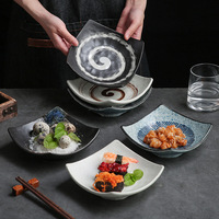 Mini-bol en céramique rétro de 6 pouces pour sauces, sushis, desserts et assaisonnements – Idéal pour restaurants et usage domestique