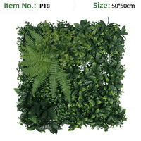 Panneau mural en gazon artificiel 50x50cm, vert, pour hôtel, centre commercial, jardin, projet d'aménagement paysager, fabrication sur mesure OEM ODM