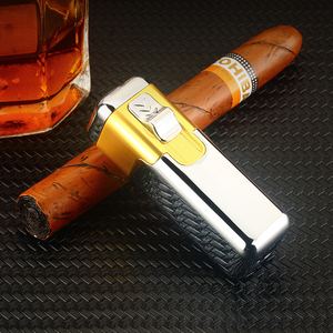 Encendedor de cigarrillos a prueba de viento, encendedor de gas butano recargable con logo personalizado - Product Image 5