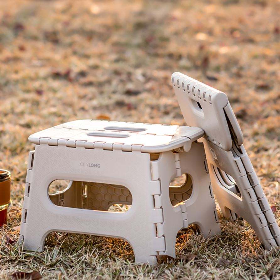 Small Foldable Kids Step Stool Collapsible Bathroom Poop Stool for