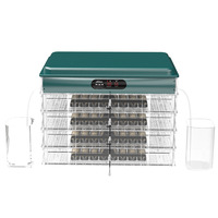 Incubateur à œufs de volaille de petite taille 160-480 œufs, pour oies et canards, avec retournement automatique des œufs, pompe à eau, contrôle de l'humidité, couveuse à poulets