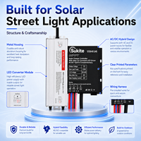 Contrôleur de charge solaire AC/DC stable Sukite avec MPPT AC-12120-2.4G 12V 120W 20A pour éclairage public à énergie solaire avec capteur