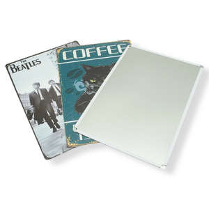 Motocicleta de placa de matrícula en blanco de estaño reflectante amarillo tintado europeo de alta calidad - Product Image 1